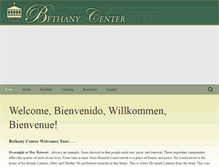 Tablet Screenshot of bethanycenterfl.org